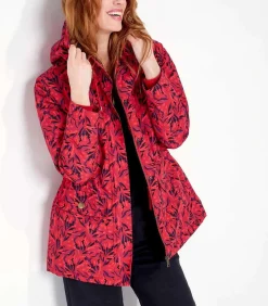 La Fiancée Parka jas met capuchon RANCHI darkRed Best