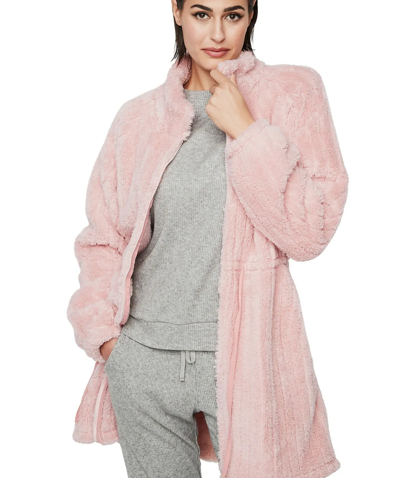 SELMARK PC1 binnenjas met rits STYLE ADD pink