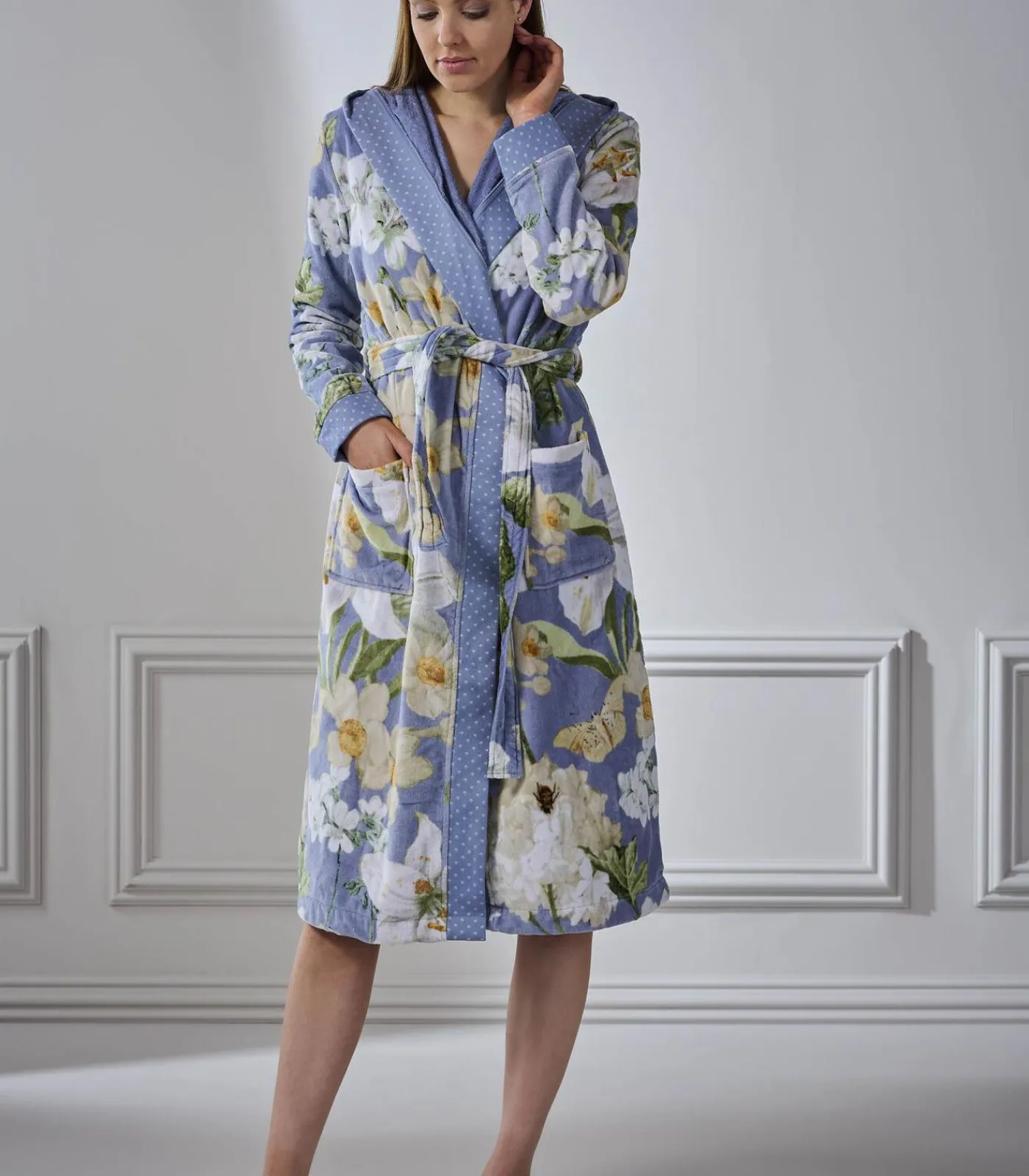 ESSENZA PERRI ROSALEE - Badjas blue Sale
