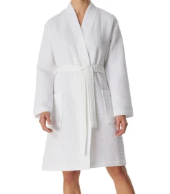 SCHIESSER Piqué - Organic Cotton - badjas white New
