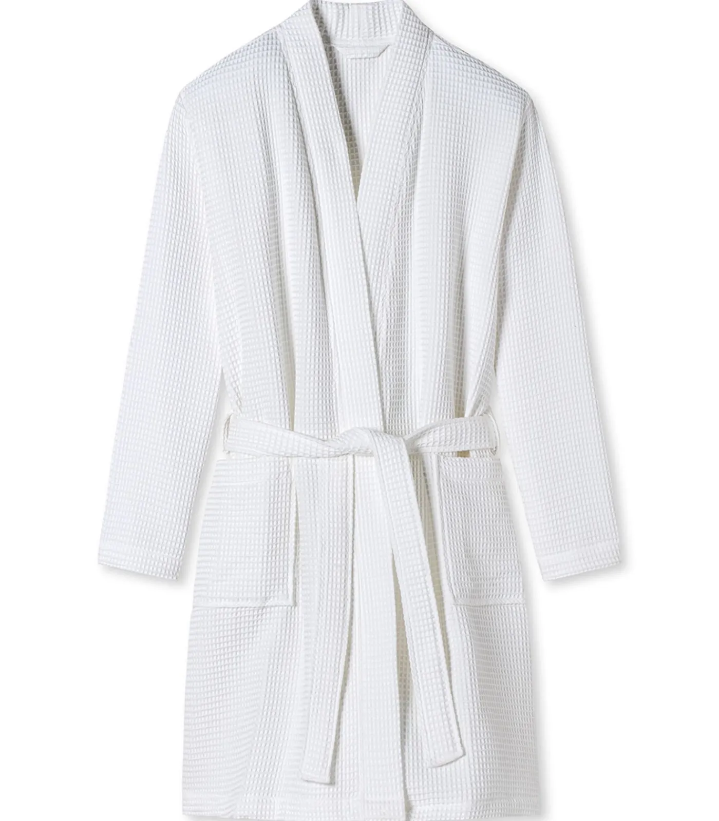 SCHIESSER Piqué - Organic Cotton - badjas white New