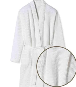 SCHIESSER Piqué - Organic Cotton - badjas white New