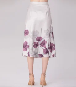 Smart & Joy Plaatsing Trapezerok met bloemenprint creme Sale