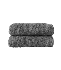 ADMAS Plaid deken voor binnen Borreguito gray New