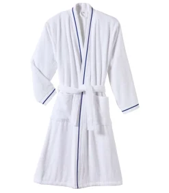 Blanc des Vosges PLAISANCE Blanc - Badjas unisex katoen white New
