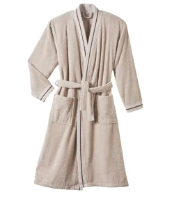 Blanc des Vosges PLAISANCE Sable - Badjas unisex katoen taupe Hot