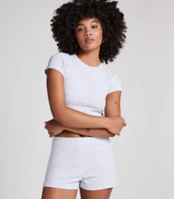 Hunkemöller Pointelle shorts gray Hot