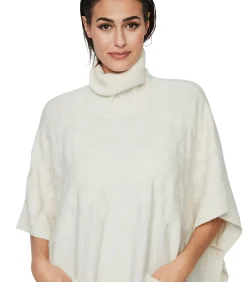 SELMARK Poncho met opstaande kraag PC1 STYLE ADD white Online