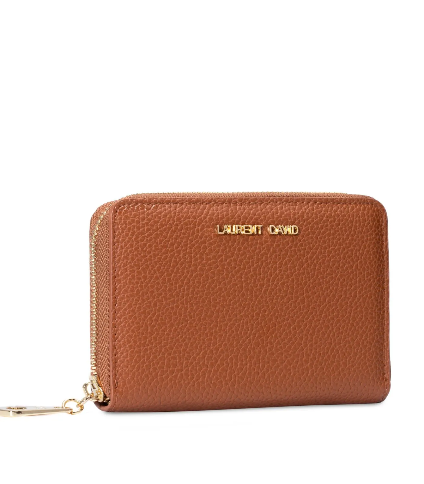 LAURENT DAVID Portefeuille ESTEE cognac camel Hot