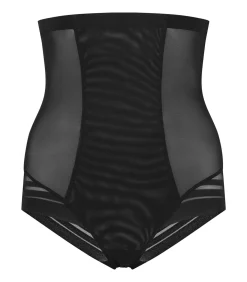 Bye Bra Powermesh Hoge Taille Slip black New
