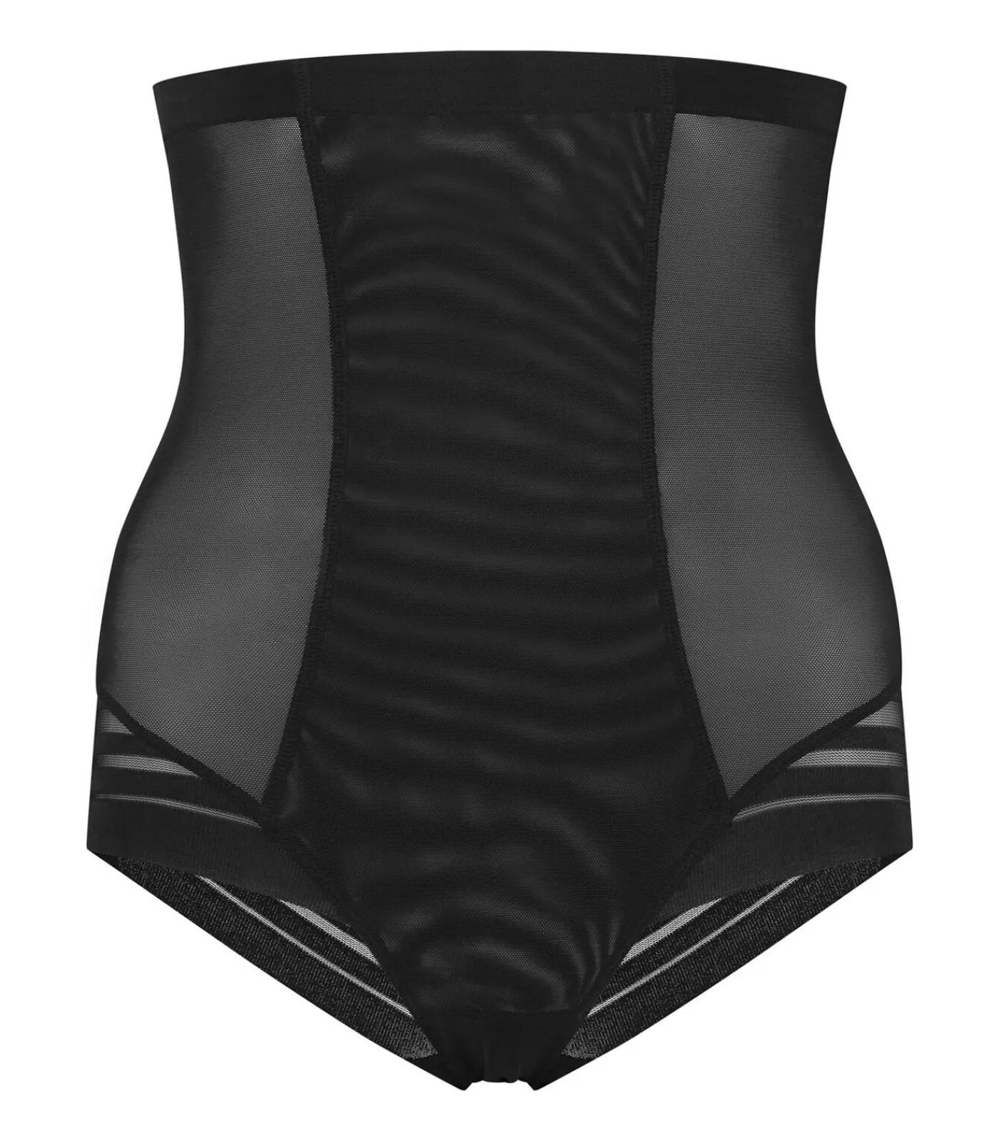 Bye Bra Powermesh Hoge Taille Slip black New