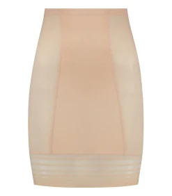 Bye Bra Powermesh Rok Met Hoge Taille beige