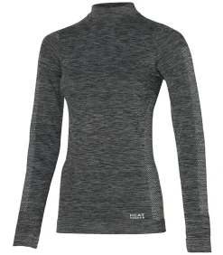 Heatkeeper Premium Thermoshirt Dames 4-pack Zwart Melange black Clearance