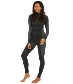 Heatkeeper Premium Thermoshirt Dames met lange mouwen Zwart Melange black Online