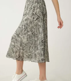 Deeluxe PRIAM - Priam voile midi rok black Sale