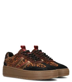 PS Poelman ANEMONE Dames Sneakers black/blackMulticolor/multicolor/red Sale
