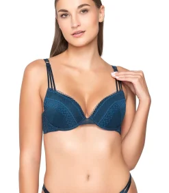 LUNA Push-up bh CLAIRE blue Sale
