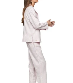SELMARK Pyjama broek shirt lange mouwen P105 OXFORD pink Online