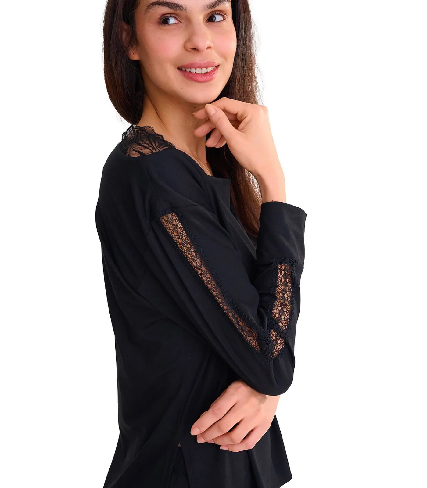 LISCA Pyjama broek top lange mouwen ADVENTURE black Best