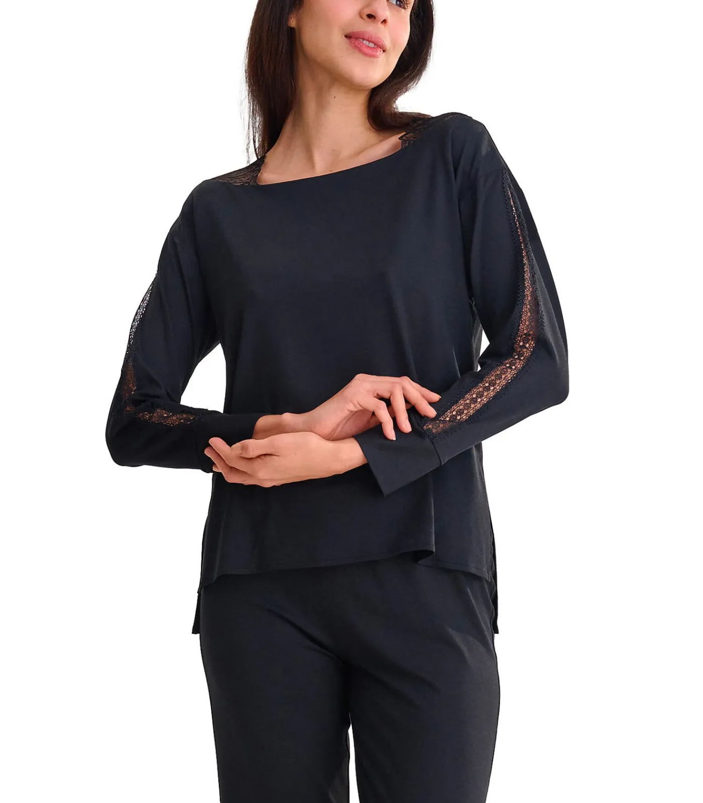 LISCA Pyjama broek top lange mouwen ADVENTURE black Best