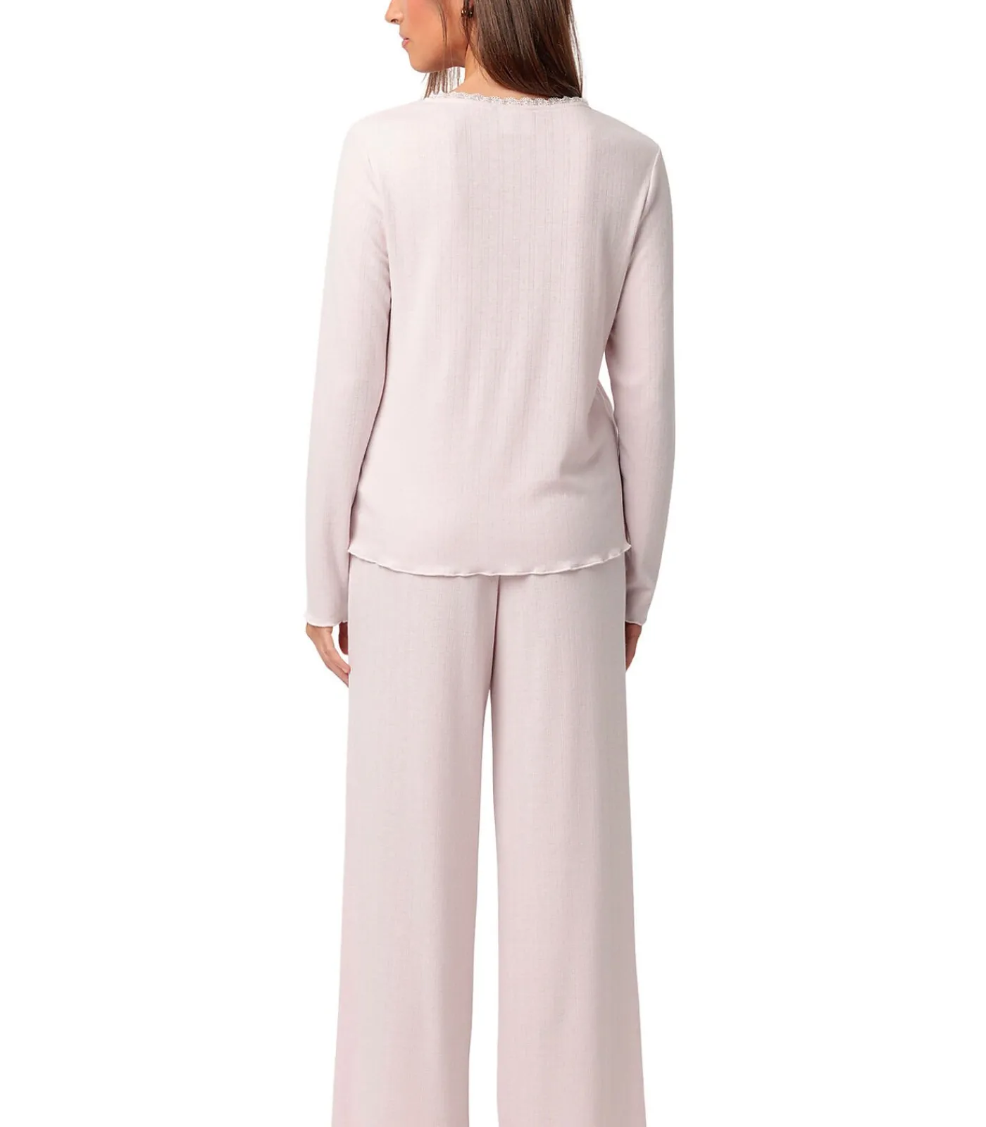 ADMAS Pyjama broek top lange mouwen Romantic pink Online