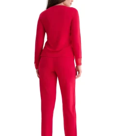 LISCA Pyjama broek top lange mouwen ROXANNE red New