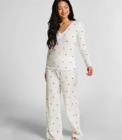 Hunkemöller Pyjama top Pointelle white Sale