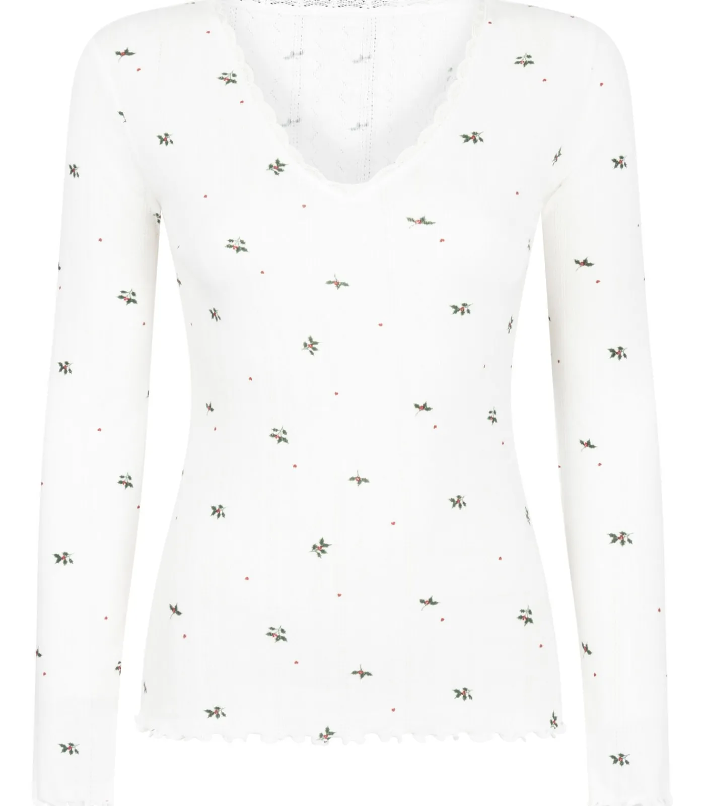 Hunkemöller Pyjama top Pointelle white Sale