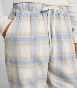 Hunkemöller Pyjamabroek Flannel blue Sale