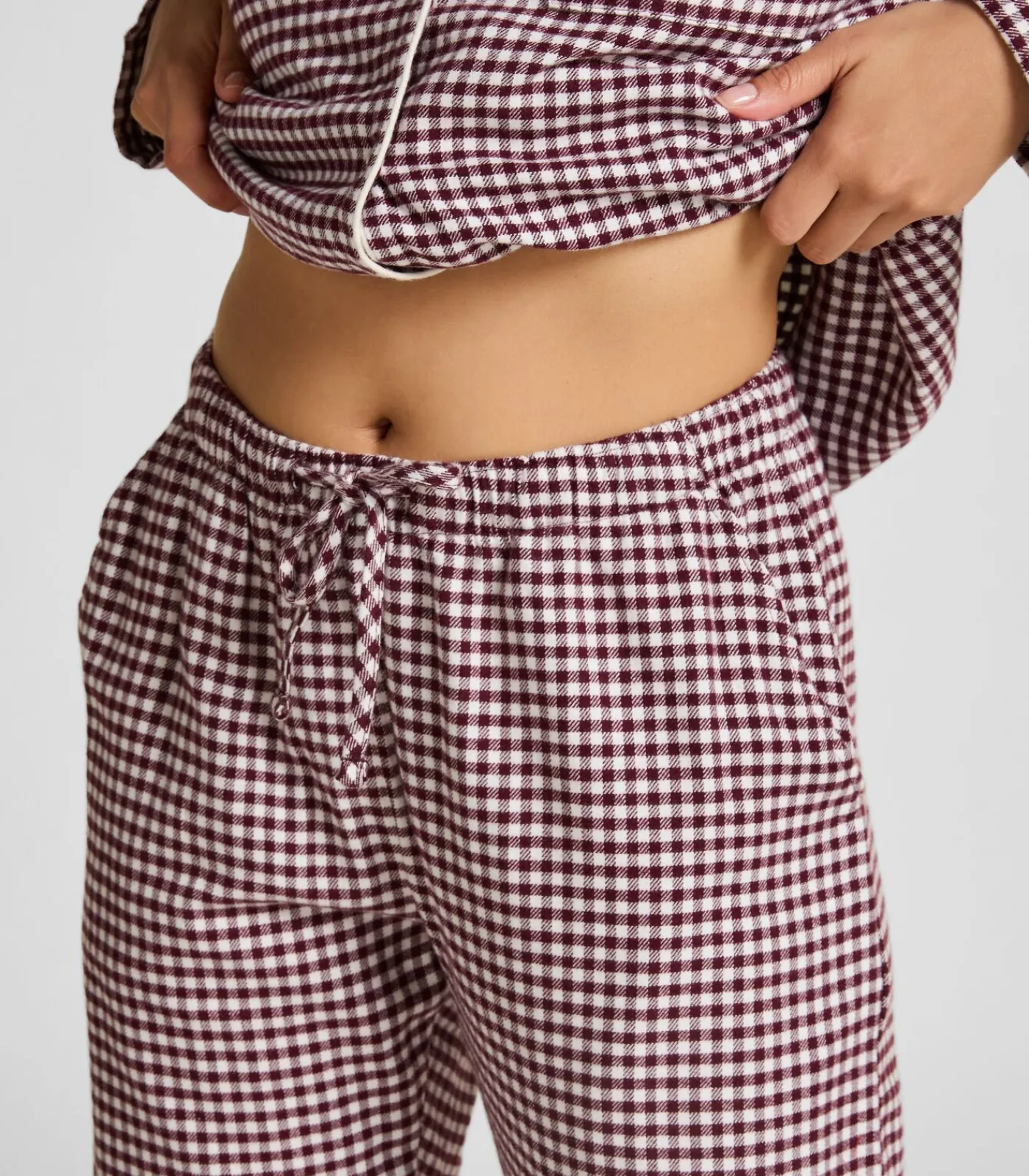 Hunkemöller Pyjamabroek Flannel purple Outlet