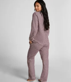 Hunkemöller Pyjamabroek Flannel purple Outlet