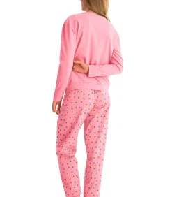 LISCA Pyjamabroek jogger top M lang FOXY pink Clearance
