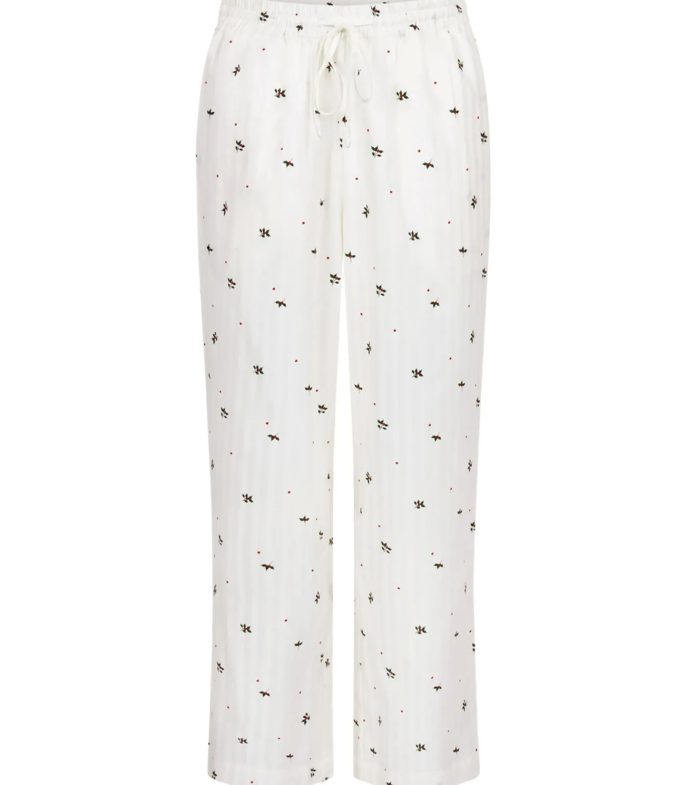 Hunkemöller Pyjamabroek met maretakprint white Outlet