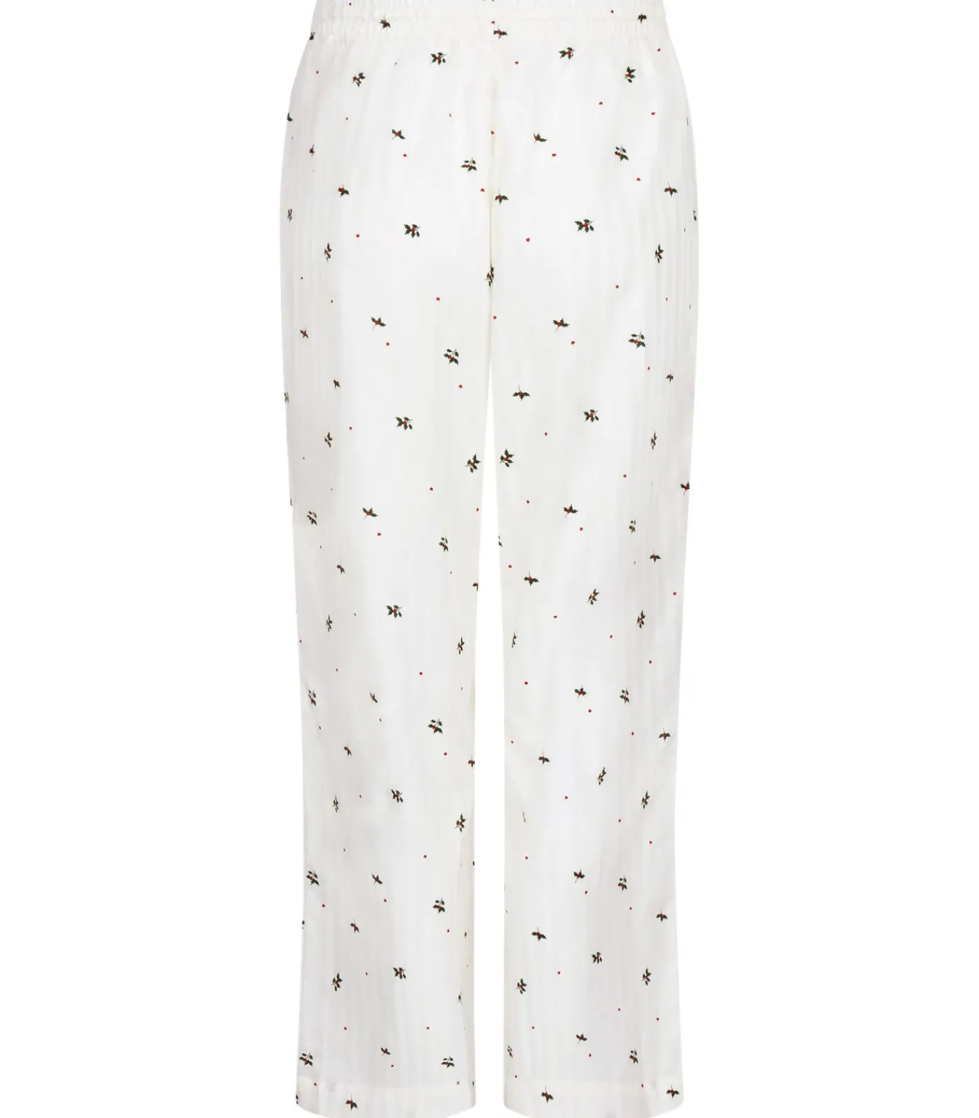 Hunkemöller Pyjamabroek met maretakprint white Outlet