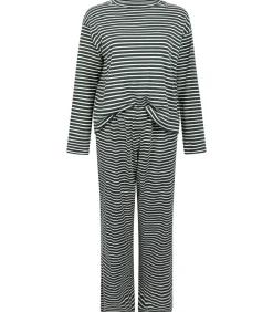 Hunkemöller Pyjamaset van katoenen jersey green Hot