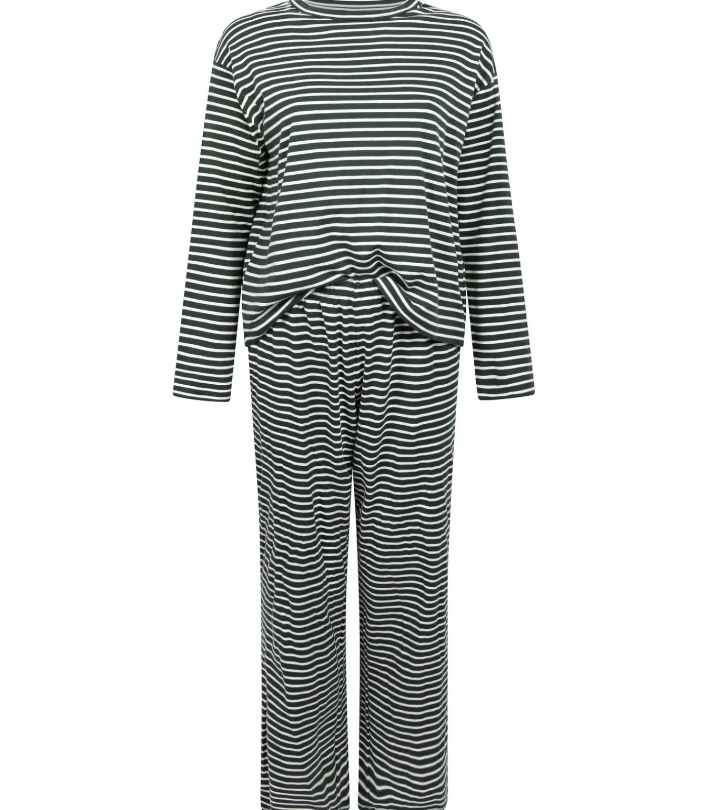 Hunkemöller Pyjamaset van katoenen jersey green Hot