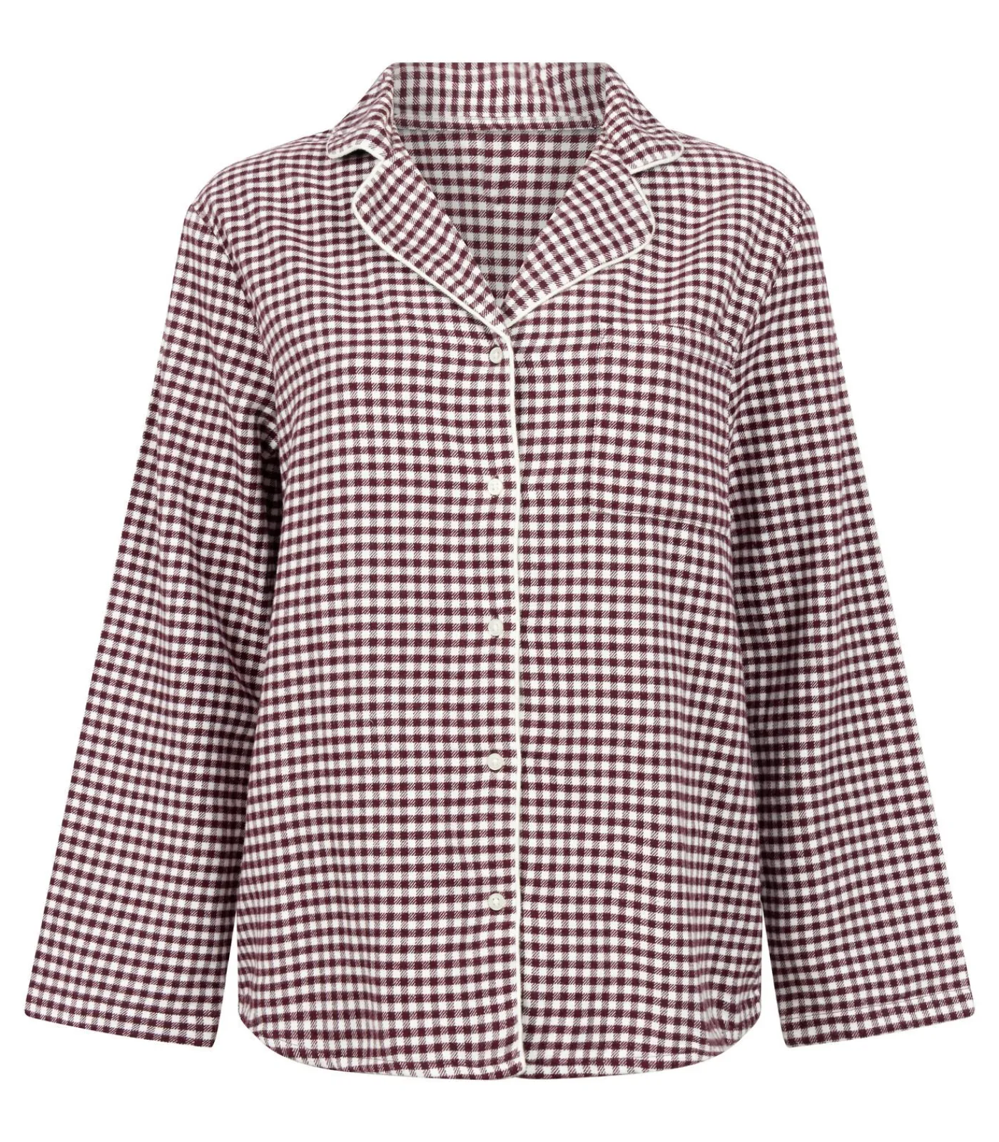 Hunkemöller Pyjamatop Flanel Essentials purple Best