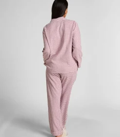 Hunkemöller Pyjamatop Flanel Essentials purple