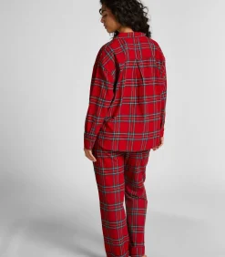 Hunkemöller Pyjamatop Flannel red Hot