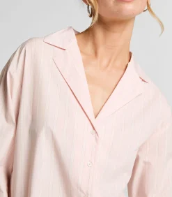 Hunkemöller Pyjamatop Katoen Poplin pink