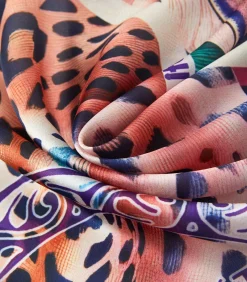 V1969 Rainbow Felins zijden carré multicolor Best