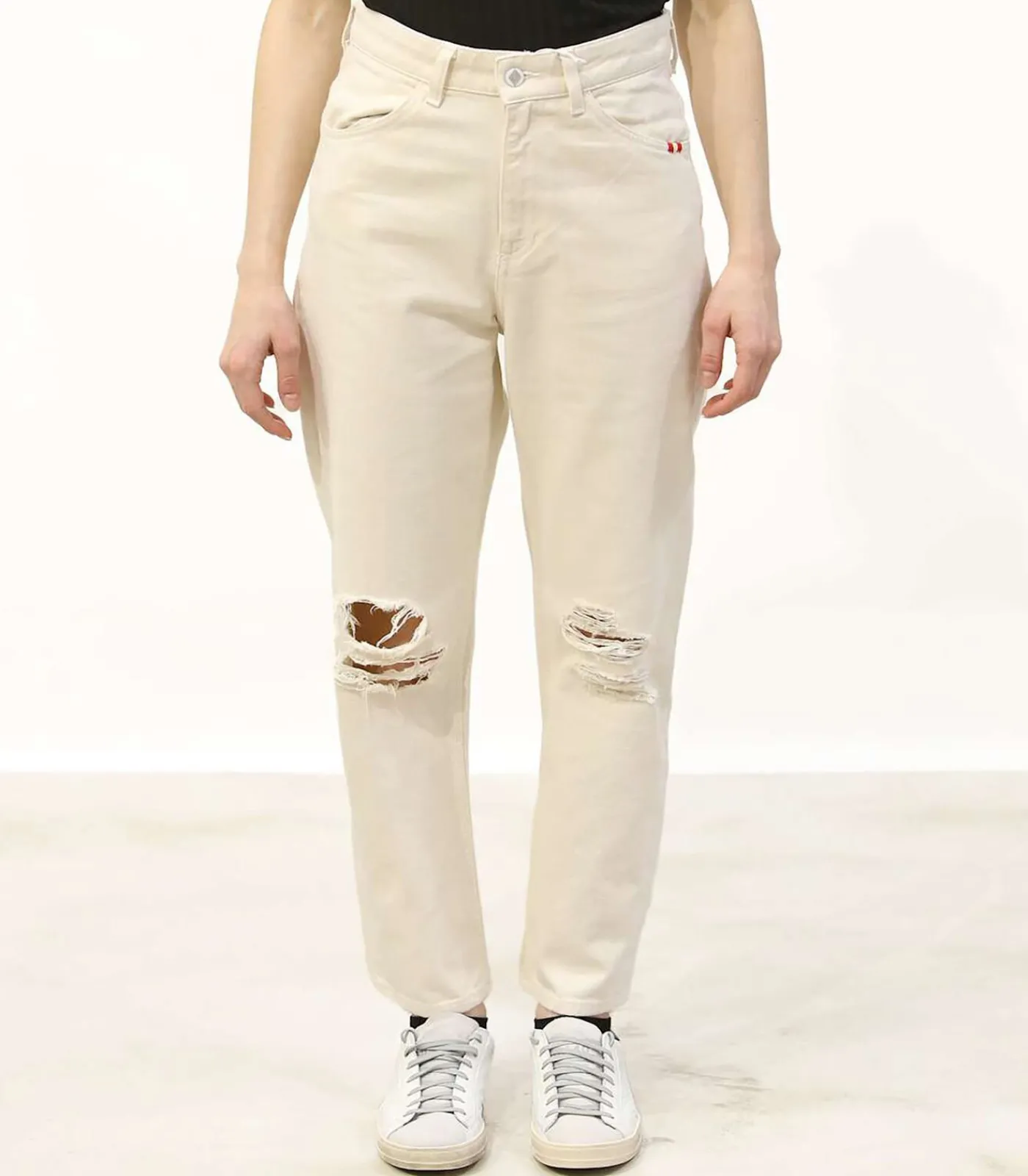 AMISH Rebecca Bull Ecru Destroyed beige Clearance
