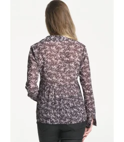 J&JOY Rechte coupé blouse black Discount
