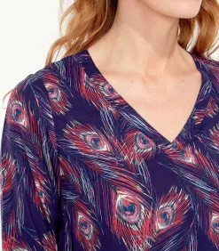 La Fiancée Rechte jurk HAMEL violet Online
