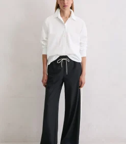 Marc O'Polo Regular blouse met lange mouwen white New