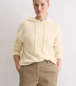 Marc O'Polo Regular gebreide hoodie beige New