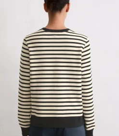 Marc O'Polo Regular gestreept sweatshirt beige New