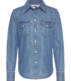 Tommy Jeans Regular Western Shir lightBlue New