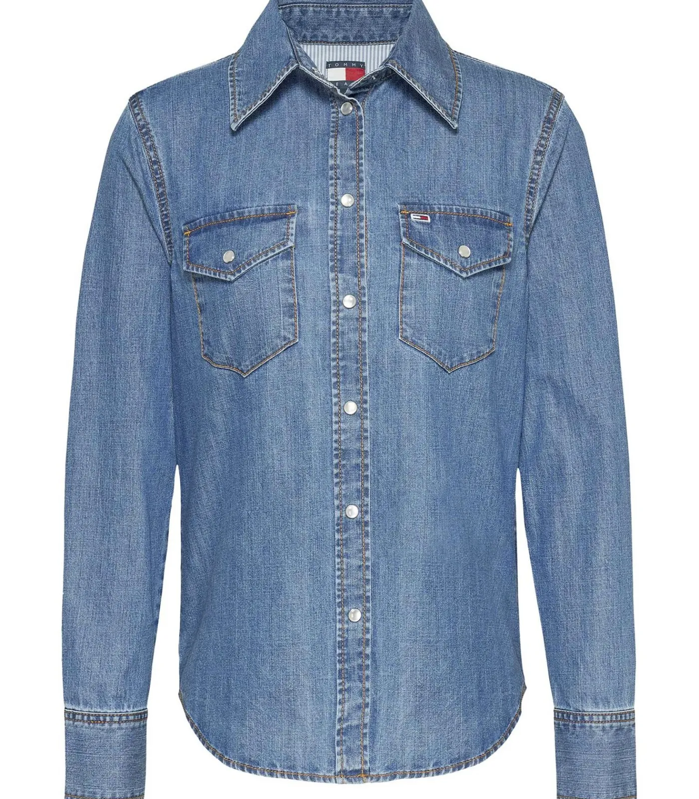Tommy Jeans Regular Western Shir lightBlue New