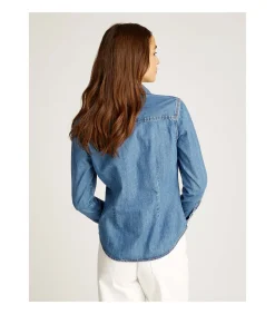 Tommy Jeans Regular Western Shir lightBlue New